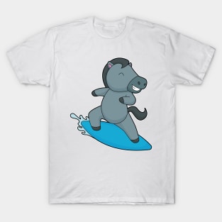 Horse Surfer Water sports T-Shirt